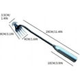 thumbnail image 7 of Rungungde Weeding Artifact Uprooting Weeding Tool - Garden Weeding Tools, Weeding Tools Gardening Long Handle, 4 Teeth Stand Up Weed Puller Tool for Garden Yard Farm Weed Removal, 7 of 7