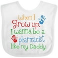 thumbnail image 3 of Inktastic Pharmacist Like Daddy Boys or Girls Baby Bib, 3 of 4