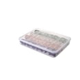 thumbnail image 2 of Food Storage Containers, Staron 2026 Transparent Dumpling Organizer Box, Plastic Kitchen Fridge Bins with Lids Non-Slip Stackable Dishwasher Safe, 2 of 7