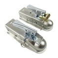 thumbnail image 2 of 1-7/8" X 2 Inch Ball Trailer Coupling CAP 2000 LBS Hitch Back Coupler Straight Tongue RV Parts Camper Caravan Accessories ,RV Tool, 2 of 7