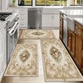 thumbnail image 6 of Kitchen Rugs Sets of 3 Non Slip Washable Kitchen Mats for Floor, Waterproof Kitchen Runner Rug, Floor Mat Carpet for Entryway, Laundry, Sink, Hallway, Bathroom, 6 of 12