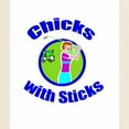 thumbnail image 3 of CafePress - Chicks With Sticks Light T Shirt - Light T-Shirt - CP, 3 of 4