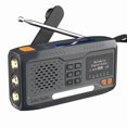 thumbnail image 1 of Haut-parleur Radio DAB Extérieur, Banque d'Alimentation, Radio d'Urgence à Manivelle Solaire, 1 of 5