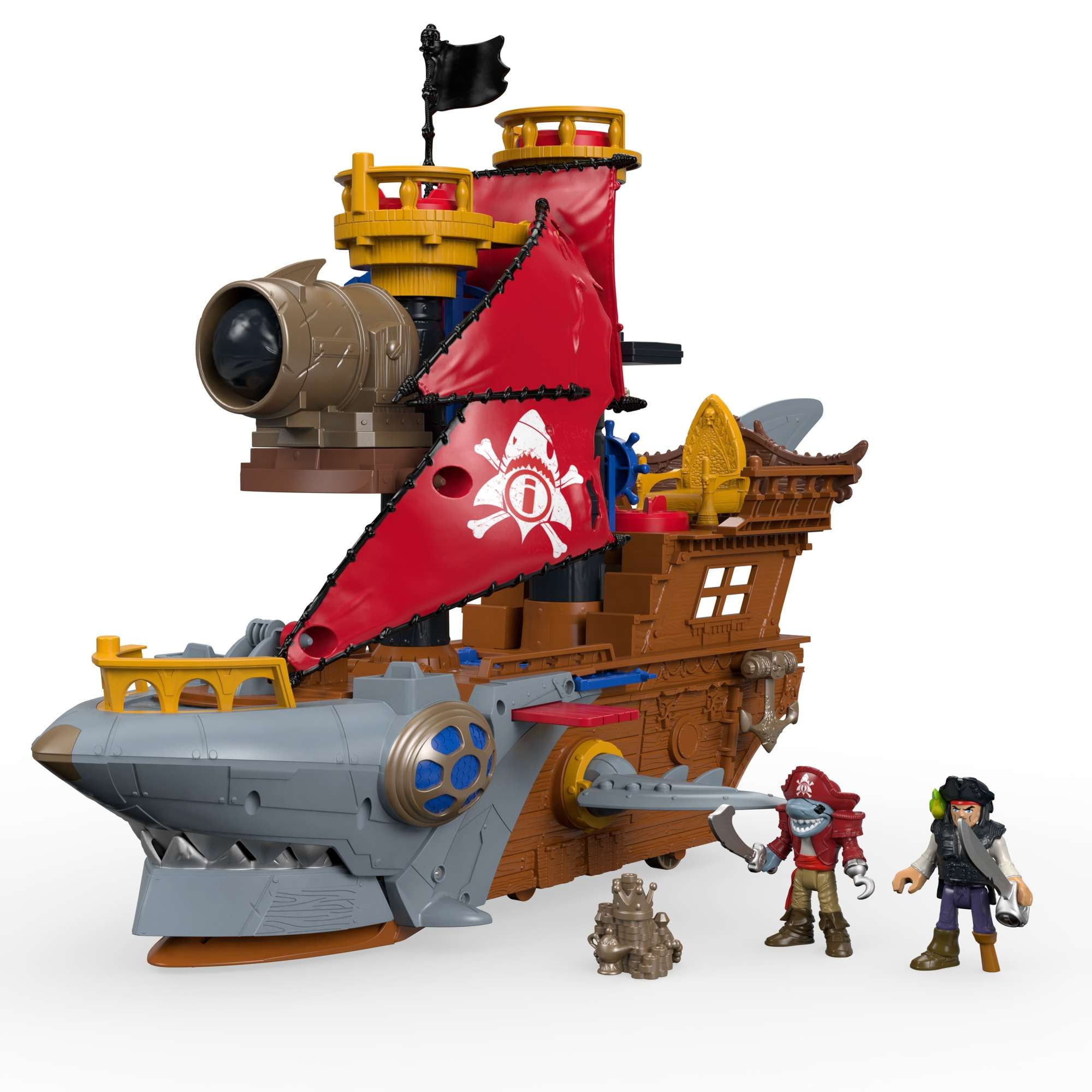 Imaginext Shark Minisub Pirate Action Figure MIP for sale online 