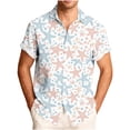 thumbnail image 2 of UVEASISHA Men's Short Sleeve Beach Shirts Summer Tropical Printed Button Down Shirt Big and Tall Casual Regular Fit Hawaiian Shirts 2026 Fashion Clothes White XXL, 2 of 6