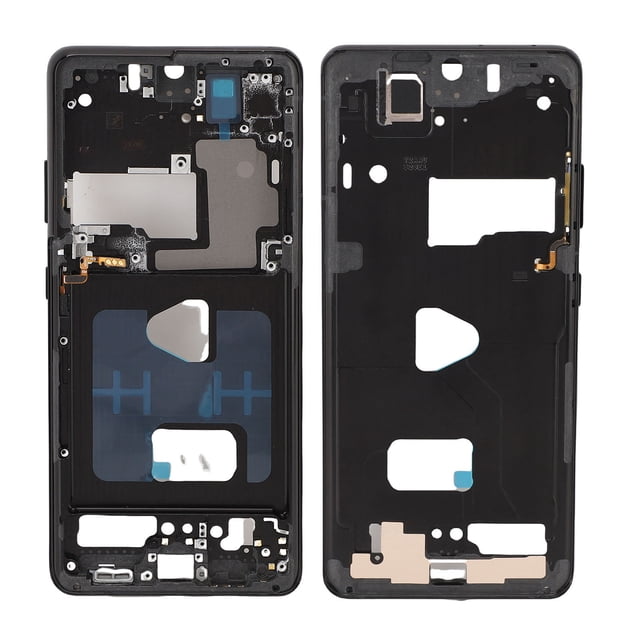 Phone Middle Frame Bezel Plate, Professional Installation Metal Middle Frame LCD Bezel Phone Accessory Wear Proof with Toolkit for Repair Black,Silver