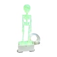 thumbnail image 2 of Luminous Skeleton Aquarium Ornament with Air Pump Bubbler, Glow-in-the-Dark Fish Tank Decor for Halloween, Dancing Skeleton Prop for Home, 2 of 7
