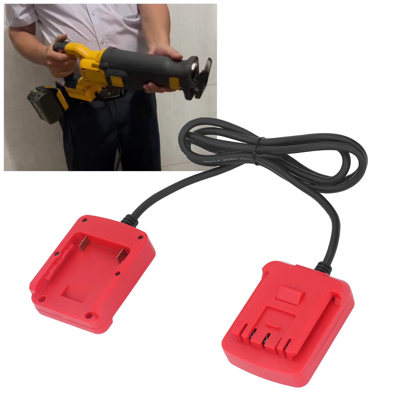 Converter Battery Adapter With Extension Cable Power Tool Battery Converter Weight Reducer For GBA Series 18V Lithium Battery