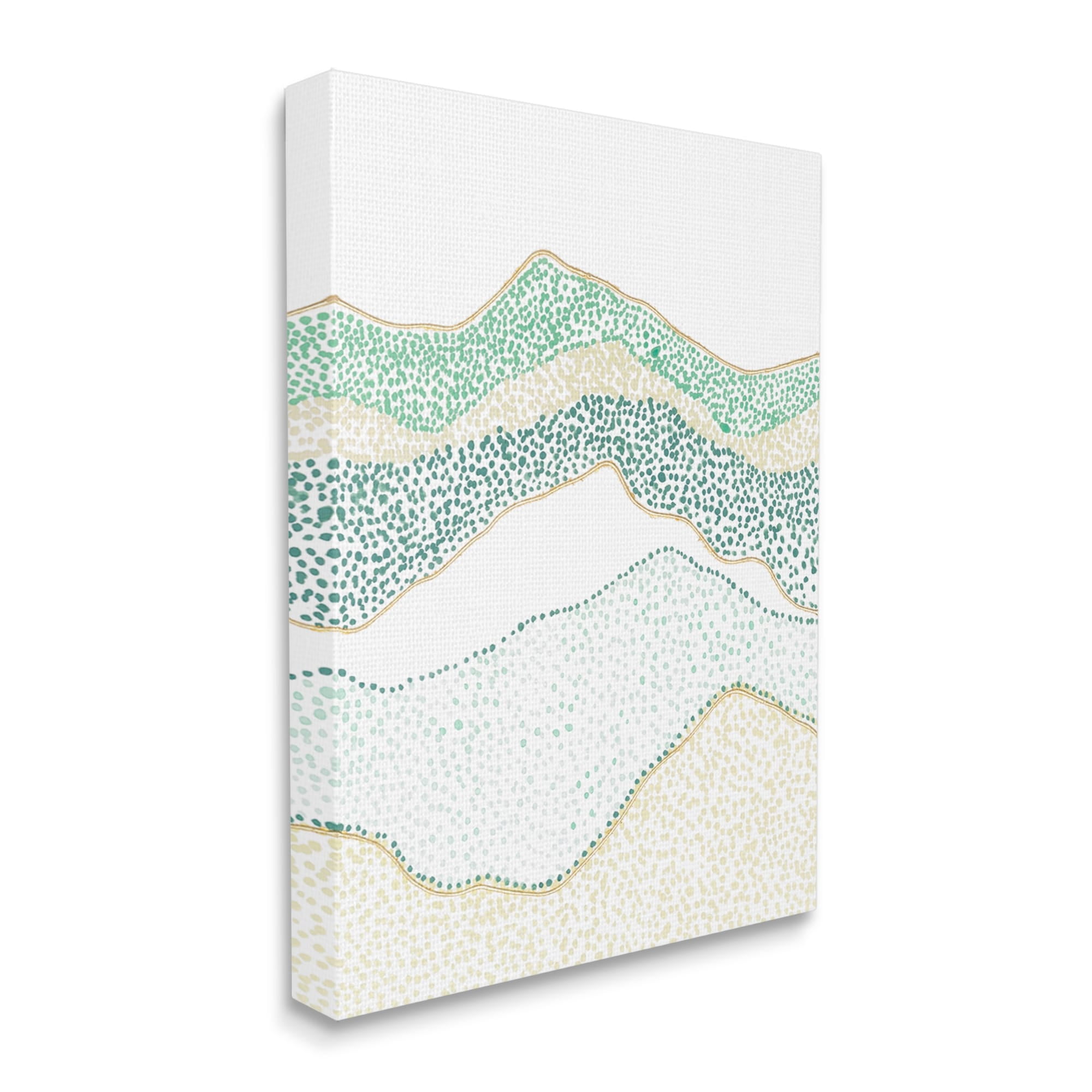 Stupell Industries Abstract Mountain Peaks Pattern Abstract Painting Gallery Wrapped Canvas Print Wall Art
