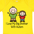 thumbnail image 4 of Inktastic I Love My Brother with Autism Girls Baby Bodysuit, 4 of 5