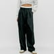 thumbnail image 2 of WILLBEST Pantalones Casuales de Verano para Mujer, con Rayas, Cintura Alta, Patchwork, Bolsillos Colgantes, Pierna Recta, Pantalones de Traje Casuales para Mujer Moderna Chica, 2 of 8