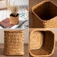 thumbnail image 6 of Handmade Rattan Pencil Holder, Handmade Makeup Brush Holder, Rattan Pen Cup For Office Home Desktop Organizer, 6 of 10