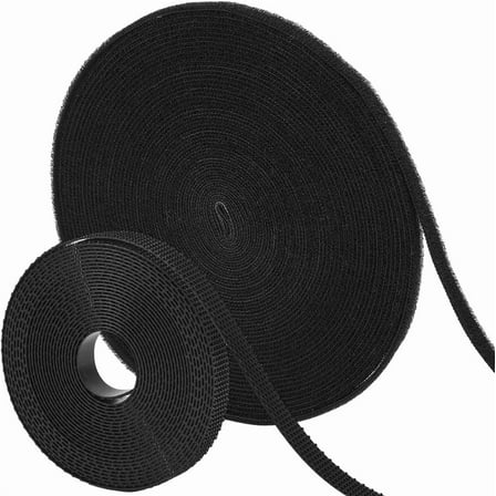 12.5 Yards 0.24 Inch Wide Hook and Loop Tape Back Adhesive Double Sided Sticky Sticky Nylon Fastener Self Adhesive Strips