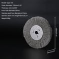 thumbnail image 3 of ZPAQI Wire Brush Steel Wire Wheel Internal Diameter 16mm,150mm Outer Diameter, 3 of 10