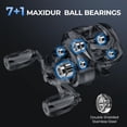 thumbnail image 3 of KastKing Baitcasting Reel, 8.0:1 High-Speed Gear Ratio, Ultralight - Plus Fishing Reel Right, 3 of 13