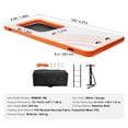 thumbnail image 2 of KFFKFF Blow-Up Floating Station, Dimensions of 15x6.5FT, Comes with 4*6FT Trampoline Mesh Pool, Anti-Slip Water Mat Floating Platform, Includes Carry Bag & Removable Staircase, Ideal for Poolside, 2 of 9