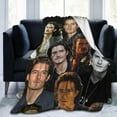 thumbnail image 2 of Orlando Bloom Fleece Blanket for Couch - Throw Blanket Lightweight Orlando Bloom Merch Super Soft Cozy Luxury Bed Blanket Microfiber and Throws for Sofa, 2 of 6