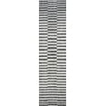 thumbnail image 3 of JONATHAN Y SANTA MONICA 2 x 8 Runner Rug, Sukie Offset Stripe - Black/Ivory, SMB133F-28, 3 of 10