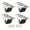 Brown, variant on NEXAVKPR Pack Of 4 Miniature Furniture Rollers Rubber Casters Compact Furniture Wheel set designs for Smooth Mobility Of Desks
