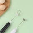 thumbnail image 6 of Milk Hand Mixer Small Plain Shaker Cup Mini Baking Utensils Retractable Cord Hand Mixer Saved by A Whisker Heart Shaped Stainless Steel Hand Mixer 450 Mini Utensils Shaker Bottle Large Foam Mixer, 6 of 8