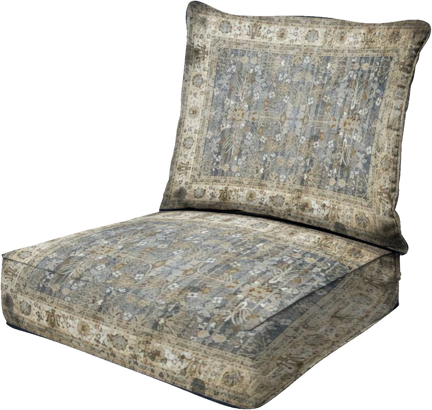 Hiufochk 25" x 25" carpet design texture persian tebriz rugs design