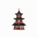 thumbnail image 1 of Miniature Pavilion Sculpture: Chinese Ancient Architecture Model For Fish Tank Garden Ornaments Micro Landscape Decoration Aquarium Decor, 1 of 3