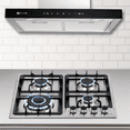 thumbnail image 5 of FLINE | Combo parrilla de gas y campana extractora 60 cm | Pared Tipo T | Acero Inox |MA4HA60, 5 of 5