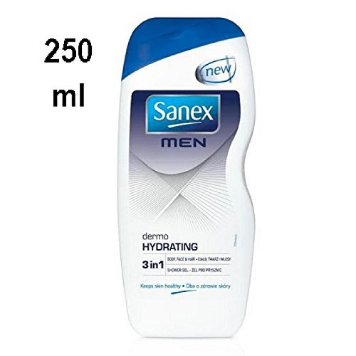 Sanex For Men Shower Gel 3 In 1 250ml Hydrating