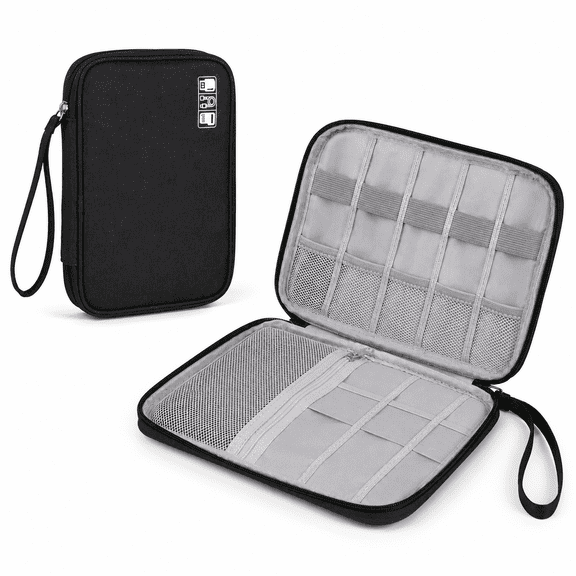 Kabuer Electronic Organizer Travel Case, USB Cable Organizer for Cables, Accessories, and More