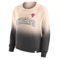thumbnail image 2 of Women's Fanatics Tan/Black Chicago Bulls Lounge Arch Raglan Pullover Sweatshirt, 2 of 3
