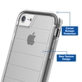 thumbnail image 6 of onn Slim Rugged Phone Case for iPhone 6/6s/7/8/SE 2020/SE 2022, Clear, 6 of 8
