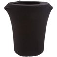 thumbnail image 3 of LA Linen Housse Extensible en Spandex pour Poubelle Ronde de 44 Gallons, Noir, 3 of 3