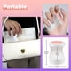 thumbnail image 3 of Mini lámpara UV LED para uñas - Mini lámpara UV de gel - Secador de uñas - Lámpara UV portátil para manicura - Secado rápido para salón de uñas casero (rosa), 3 of 4