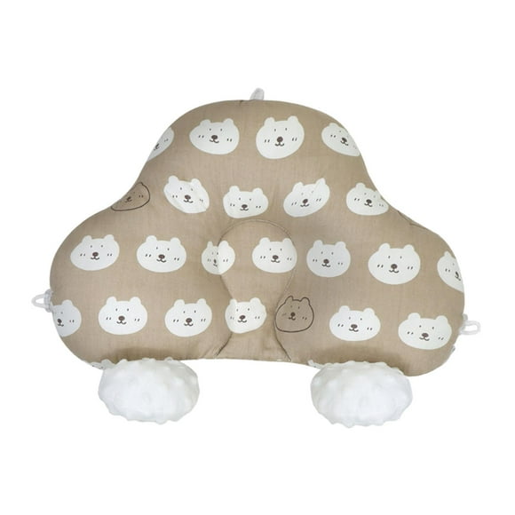 Almohada De Viaje Para Bebé, Almohadilla De Posicionamiento, Colchón Cómodo, Almohada Para Dormir Para Bebé, Marrón