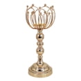 thumbnail image 1 of Candelabros románticos de cristal para regalo de inauguración de la casa, decoración de mesa de comedor El 14x14x31cm, 1 of 8