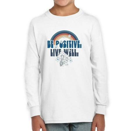 

Be Positive Live Well Long Sleeve Toddler -Image by Shutterstock 4 Toddler