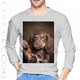 thumbnail image 3 of Sudadera con capucha Charlie Wave 100 % algodón, cachorro cocker spaniel, perro de trabajo Wave, color marrón chocolate, 3 of 5