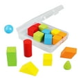 thumbnail image 4 of HILABEE Math Shapes Geometric Solids ,Sorting Stacking Toys, Color Shape Sorting, Mathematical Teaching Aids for Game Teaching Preschool ,Shape Sorters 16cubes, 4 of 9