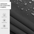 thumbnail image 5 of Outsunny 12' x 10' Retractable Awning Sunshade Shelter with Manual Crank Handle, Dark Gray, 5 of 9