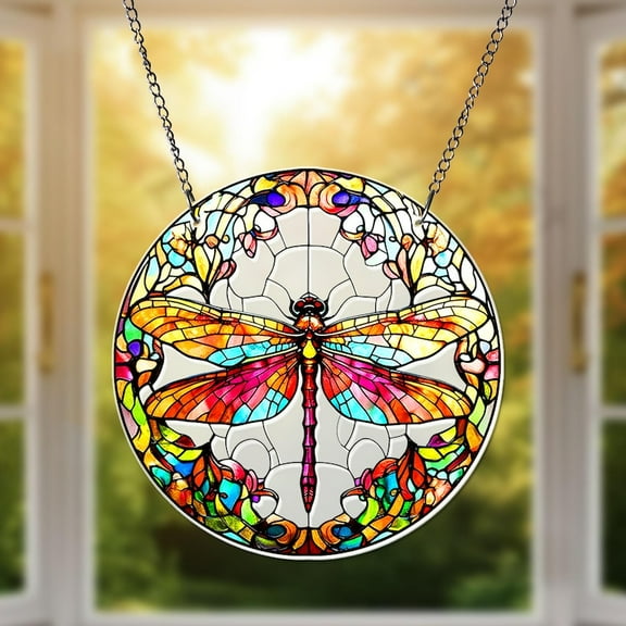 Dragonfly Green ACRYLIC Window Hanging Decor, Dragonfly Art Decor, Hanging Dragonfly, Dragonfly Suncatcher, Gift For Her, NOT GLASS