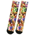 thumbnail image 1 of Nintendo Mario Bros. Collage Group Photo Premium Sublimated Crew Socks, 1 of 2