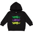 thumbnail image 2 of Inktastic Mardi Gras Holiday Alligators Toddler Hoodie, 2 of 4