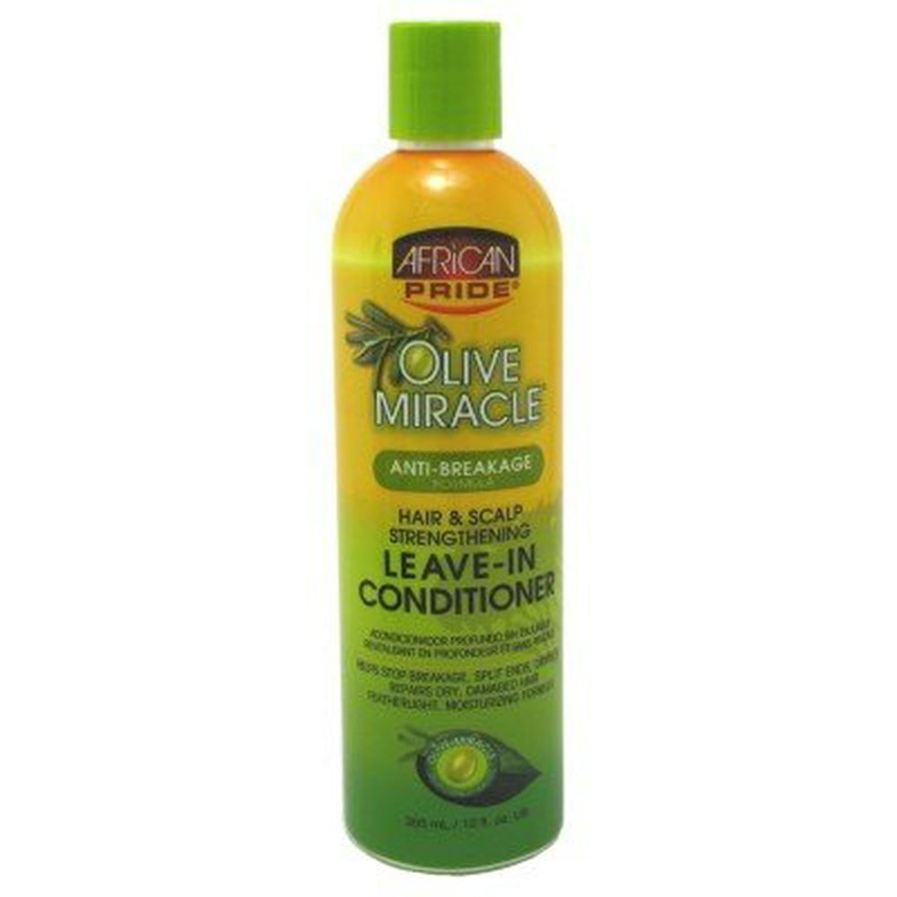 African Pride Olive Miracle Leavein Conditioner, 12 Ounce