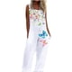 thumbnail image 5 of ICHUANYI Clearance Fashion Womens Ethnic Style Printed Cold Shoulder Suspender Cami Pants Jumpsuit ICHUANYI "ICHUANYI", 5 of 5