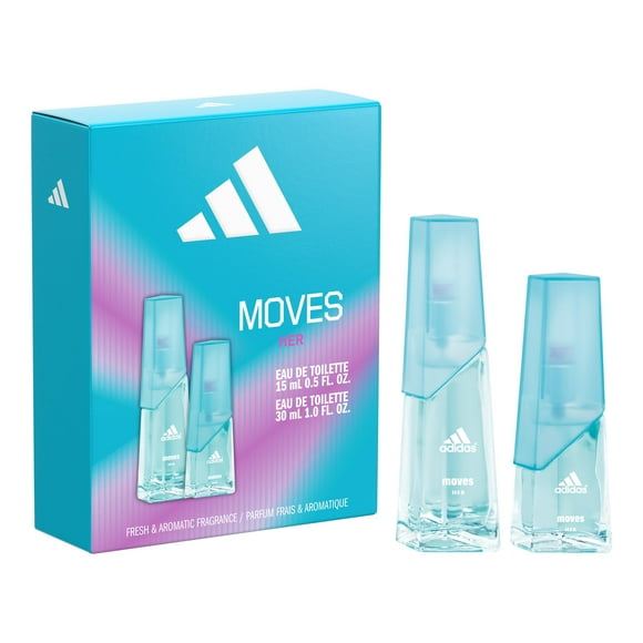 Set de regalo Adidas Moves for Her, 45 ml, fragancia EDT para mujer