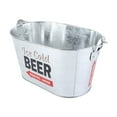 thumbnail image 3 of Cubo de cerveza con asa lateral, elegante, antióxido, ovalado, de gran capacidad, para champán, ideal para barbacoas de bar, tipo hielo frío., 3 of 14