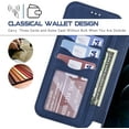 thumbnail image 4 of Magnetic Buckle Flip Leather Phone Case For iPhone 12 Pro Max 6.7", 4 of 6