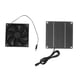 thumbnail image 1 of Extractor de aire solar, kit de ventilador de panel solar Extractor de aire Kit de ventilador solar compacto y liviano, 1 of 8