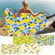 thumbnail image 1 of Xihbxyly Toalla de Playa de Microfibra, Superligera y Resistente a La Arena, de Secado Rápido, Ideal para Viajes, Piscina, Picnic y Spa. Tamaño de 76 X 152 Cm, Multiusos., 1 of 5