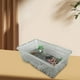 thumbnail image 1 of Tanque de tortugas, caja de tanque de acuario para reptiles, accesorios de cría en reposo, hábitat duradero de tortugas para cangrejos ermitaños ranas Negro M, 1 of 10